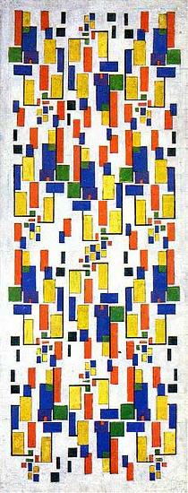 Theo van Doesburg Colour design for a chimney china oil painting image